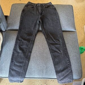 BDG Black Straight-Leg High-Rise Jeans